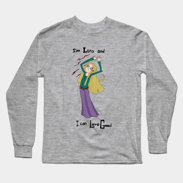 Luna can Love Good Long Sleeve T-Shirt by LucyNuzit